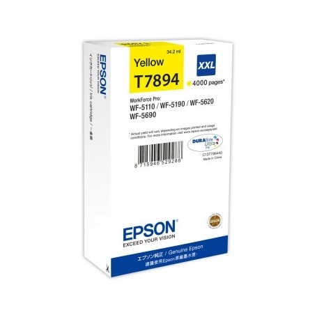 EPSON WF-5110/5190/5620/5690 (4000PG) YE