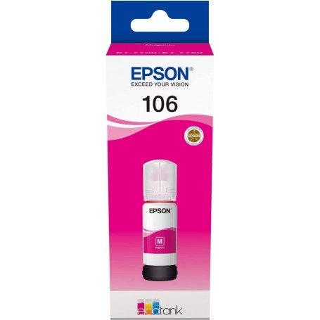 EPSON 106 MAGENTA ORIGINALE 70ML ECOTANK