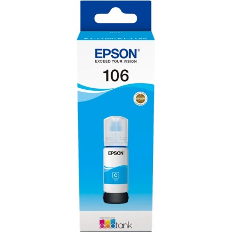 EPSON 106 CIANO ORIGINALE 70ML ECOTANK