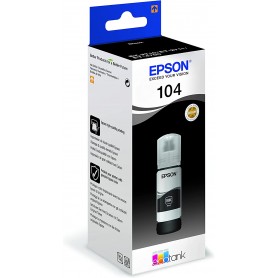 EPSON 104 NERO ORIGINALE 65ML ECOTANK