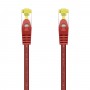 CAVO RETE RJ45 CAT.7 600MHZ 1M ROSSO