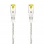 CAVO RETE RJ45 CAT.7 600 MHZ 0.5M BIANCO