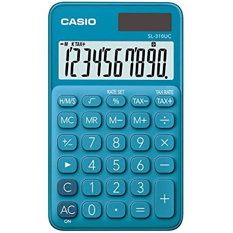 CALCOLATRICE CASIO SL-310-UC BLU