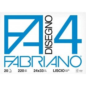 BLOCCHI FABRIANO F4 20FF 24X33 LISCIO