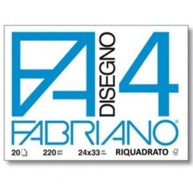 BLOCCHI FABRIANO F4  24X33 RIQUADRATO