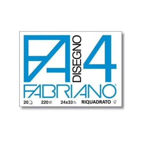 BLOCCHI FABRIANO F4  24X33 RIQUADRATO