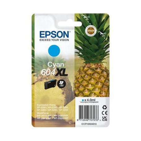 EPSON 604XL CIANO CARTUCCIA ORIG. 350PG