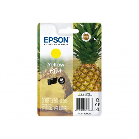 EPSON 604 GIALLO CARTUCCIA ORIG. 130PG