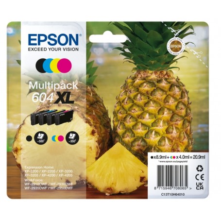 MULTIPACK EPSON 604XL BK/C/M/Y