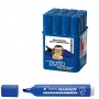 MARKER TRATTO PUNTA SCALPELLO BLU 20PZ