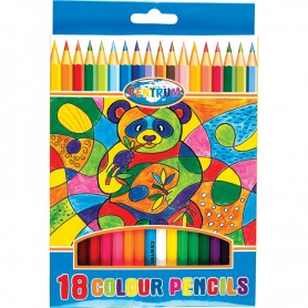 COLORI PENCILS 18 COL Z00 ESAGONALI