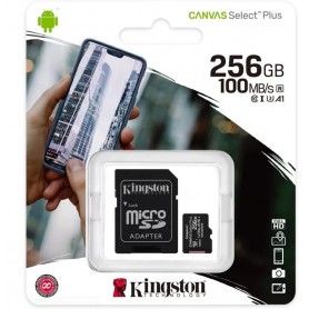 KINGSTON CANVAS MEM CARD MICROSD 256 GB