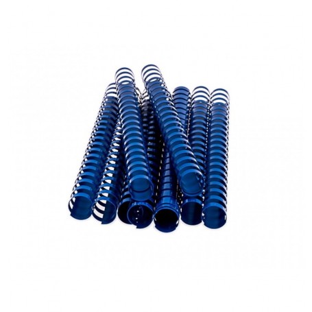 SPIRALI PLASTICI 12MM BLU TONDO