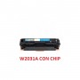 HP N. 415A W2031A CIANO CON CHIP