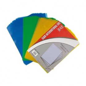 QUADRANTI PVC CRIST.150MICRON BLU