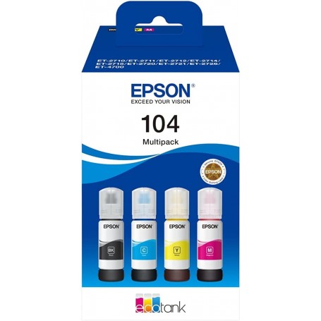 EPSON 104 MULTIPACK 4 COLORI ORIGINALE