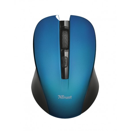 MOUSE USB WIRELESS TRUST MYDO SILENT BLU