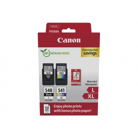 CANON 540L+541XL + CARTA FOTO 10X15