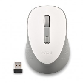 MOUSE USB WIRELESS NGS 1600 DPI BIANCO