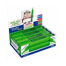 EVIDENZIATORE TRATTO VIDEO VERDE 12 PZ