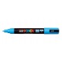 MARKER UNI POSCA PC5M 6PZ AZZURRO L.BLUE