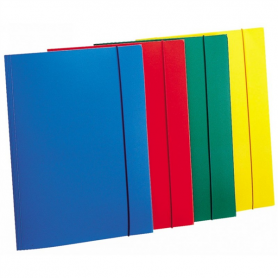 CART.CON ELASTICO 25X35 C/LEMBI ROSSO
