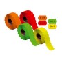 ETICHETTE 26-16 RETT. FLUO. VERDE 36 PZ