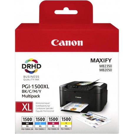 CANON PGI-1500XL BK,C,M,Y COD.9182B010
