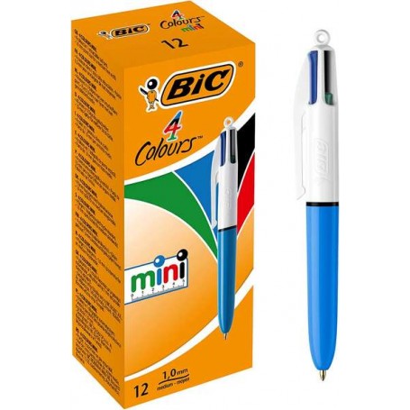 MINI PENNA A SFERA RETRATTILE BIC 4 COL