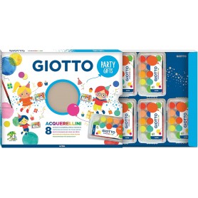 GIOTTO PARTY GIFTS DA 8 ACQUERELLINI