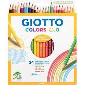 PASTELLI GIOTTO COLORS DA 24 PZ