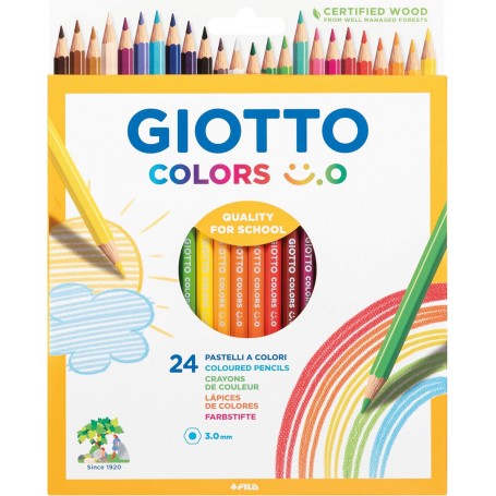 PASTELLI GIOTTO COLORS DA 24 PZ