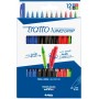 TRATTO 1 GRIP 12 PZ COLORI ASS. SCUOLA