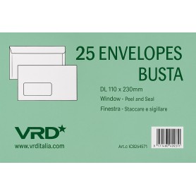 BUSTE AUTOADESIVE STRIP 11X23 C.FIN 25PZ