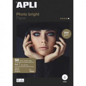 CARTA FOTOGRAFICA APLI A4 200GR - 50FG