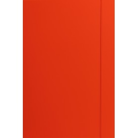CART.CON ELASTICO. 26X34 ROSSO