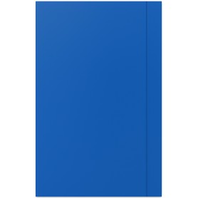 CARTELLINA CON ELASTICO. 26X34 BLU
