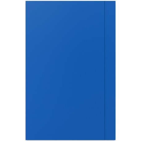 CARTELLINA CON ELASTICO. 26X34 BLU