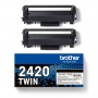 BROTHER TN 2420 TWIN (CF. DA 2 TONER)