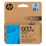 HP 937E  ORIGINALE CIANO - 4S6W6NE