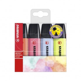 EVIDENZIATORE PASTELL  4PZ STABILO