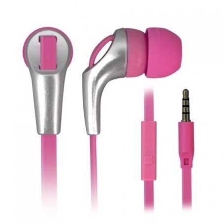 AURICOLARI IN-EAR CON MICROFONO - ROSA