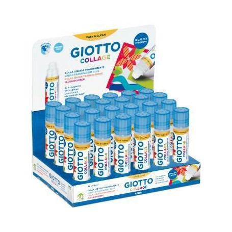 COLLA COLLAGE TRASP. GIOTTO 40 GR 24 PZ
