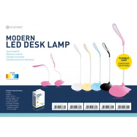 LAMPADA SCRIVANIA FLESSIBILE LED BLU