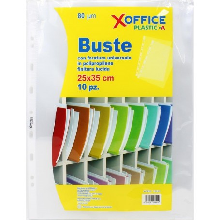 BUSTE FORATE A3 XOFFICE 25X35 DA 10PZ