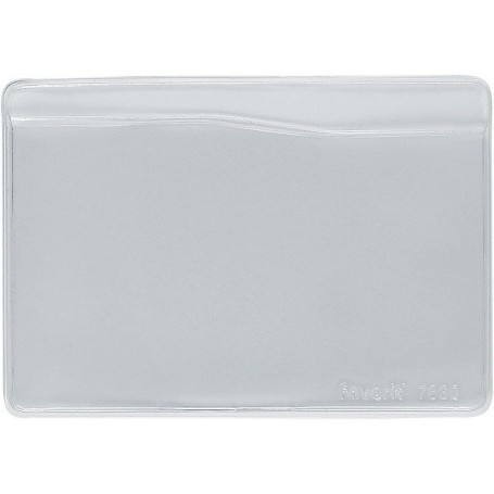 PORTACARD 2 TASCHE TRASPARENTE 50PZ