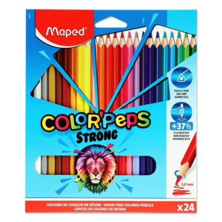 PASTELLI MAPED  24PZ 3,2MM PUNTA RESIST.