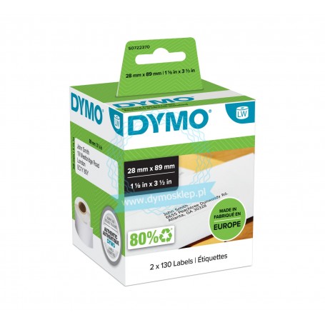 DYMO ROTOLI ETICHETTE 28X89MM ORIGINALE
