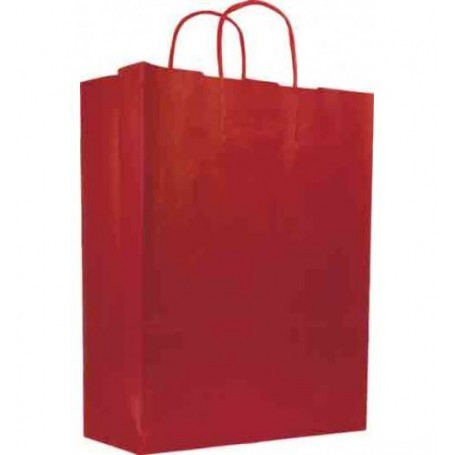 SHOPPER TINTAUNI ROSSO 26X12X36 25PZ