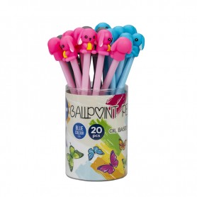 ESPOSITORE 20 PENNE " RABBIT " BLU 0,07M